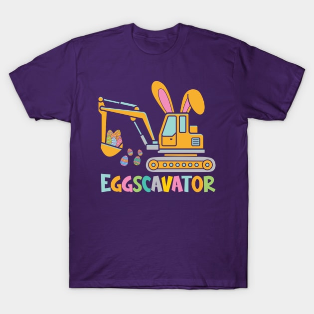 Eggs Excavator T-Shirt by Crayoon